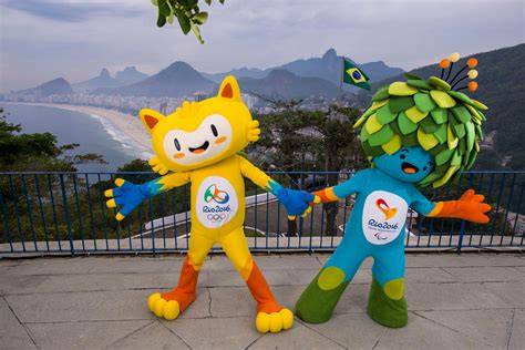 Illustrazione di Vinicius, la mascotte delle Olimpiadi di Rio 2016
