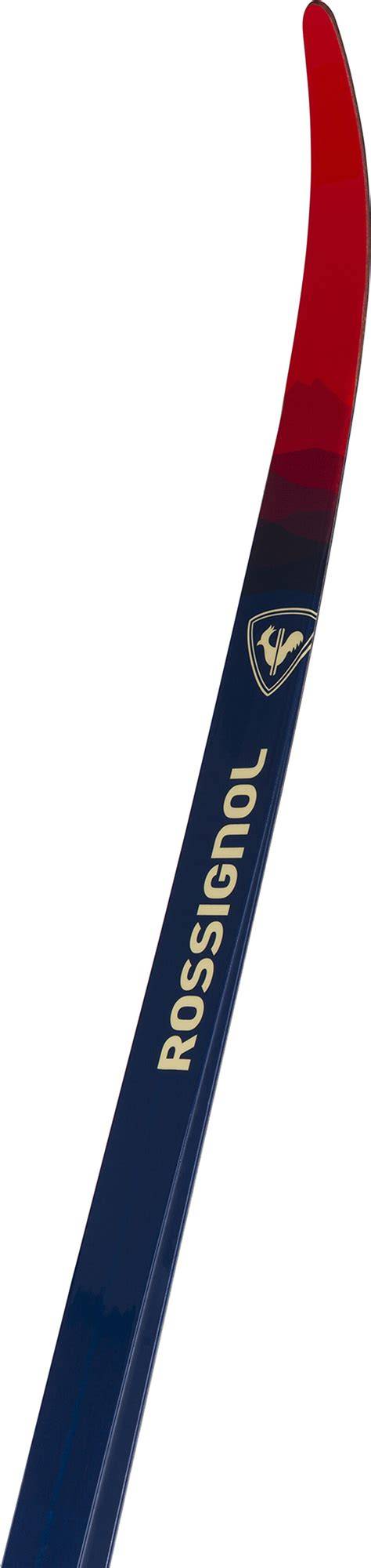 Sci di fondo Rossignol R-Skin Ultra con dettagli sulla soletta e sull'inserto in mohair