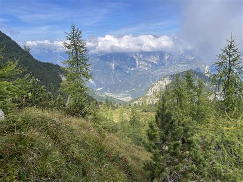 Vista panoramica dei giardini curati del Monte Costa con diverse aree tematiche e vegetazione rigogliosa