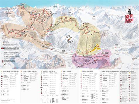 Cartina dei sentieri escursionistici e ciclabili dell'Alpe di Mera