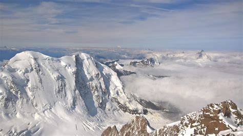 Panorama del Monte Rosa visibile dall'Alpe di Mera