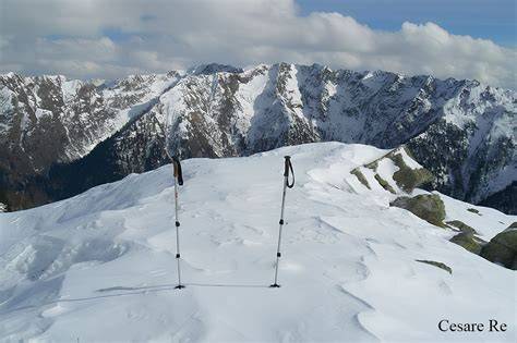 Panoramica del Lago Butsee durante la salita alla Cima Alta Croce