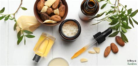 Una composizione visiva che mostri i diversi burri e oli esotici utilizzati nella formula del sapone da barba Phoenix Shaving Agartha.