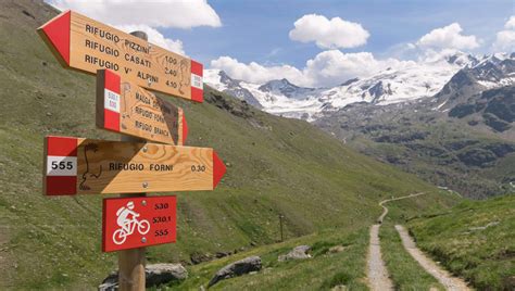 Sentiero di montagna con segnaletica bianco-rossa.