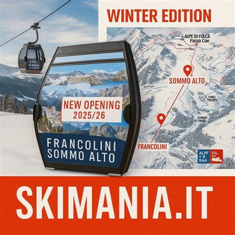 Grafica che mostra la connessione tra le diverse ski area tramite la nuova cabinovia