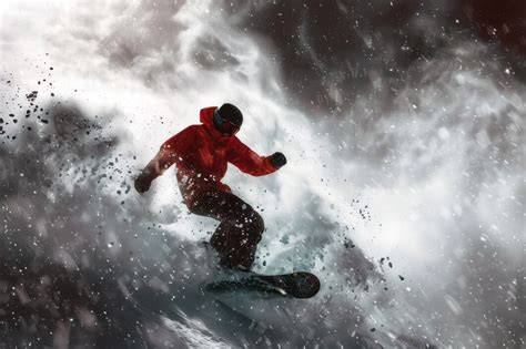 Ragazzi che fanno snowboard su una pista innevata, con espressioni di gioia e concentrazione.