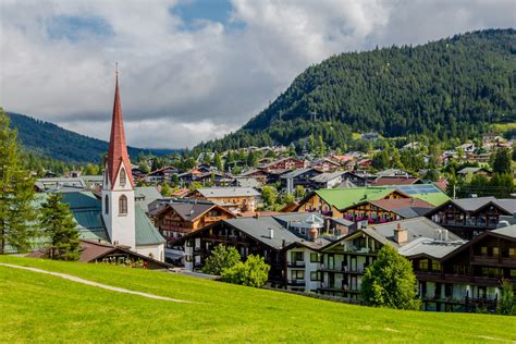 Mappa delle località di Garmisch-Partenkirchen e Seefeld in Tirol