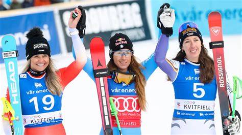 Tabella con i risultati completi del Super-G di Kvitfjell