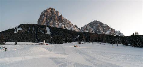 Vista panoramica dalle piste del Monte Cavallo con le Dolomiti sullo sfondo