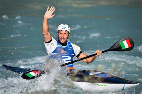 Ritratto di Giovanni De Gennaro, atleta di canoa slalom