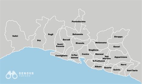 Mappa stilizzata che indica le sedi di Zero G a Torino e Genova