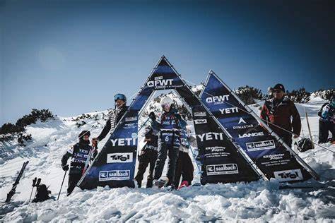 Grafica che illustra la struttura dei circuiti Freeride World Tour (FWT Pro, Challenger, Qualifier, Junior)