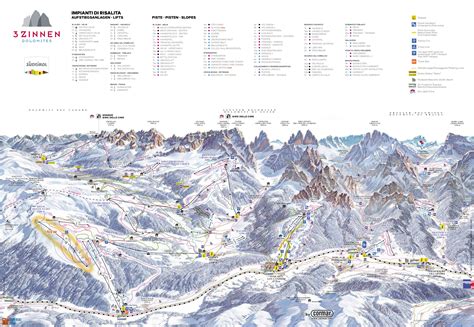 Mappa delle piste e degli impianti di risalita del comprensorio Garmisch Classic