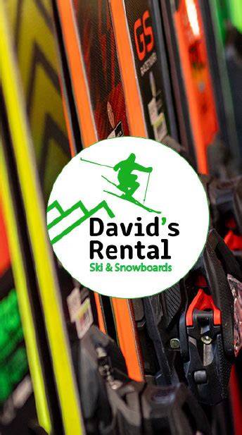 Punto di noleggio sci David's Rental Ski & Bike con vista sulle montagne innevate