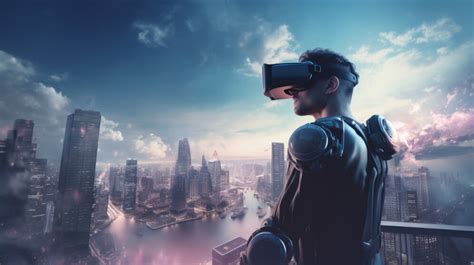Immagine che rappresenta una persona che utilizza un visore VR per simulare un'esperienza di volo in un ambiente sicuro.