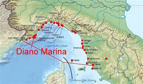 Infografica che illustra le linee bus e treno che servono Diano Marina e Via Lombardi e Rossignoli