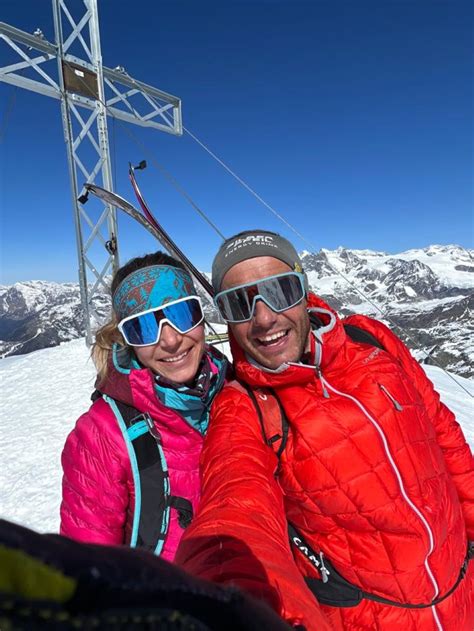 Foto di Michele Boscacci e Ilaria Veronese sul podio della Vertical Race
