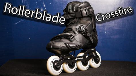 Sezione trasversale del pattino Rollerblade Crossfire, evidenziando la tomaia in carbonio e il telaio