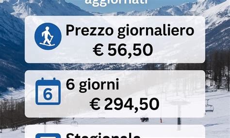 Infografica che mostra i prezzi degli skipass giornalieri e plurigiornalieri per Plan de Corones, suddivisi per età e durata.