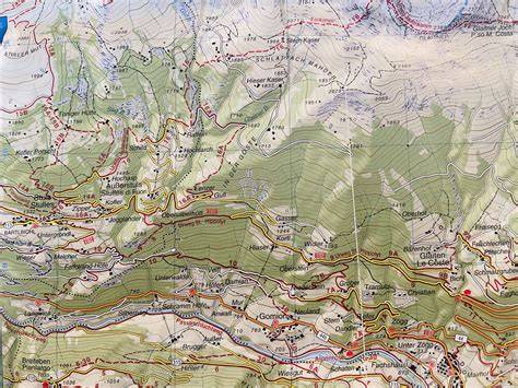 Mappa topografica del percorso di salita alla Piccola Ciamarella