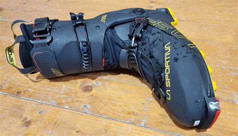 Schema di funzionamento del sistema Ski-Walk sullo scarpone La Sportiva Spectre 2.0