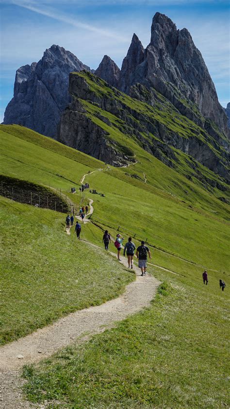 Panoramica delle cime circostanti la Campagnaccia con sentieri segnati