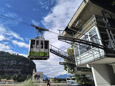 Vista panoramica dalla funivia Trento-Sardagna