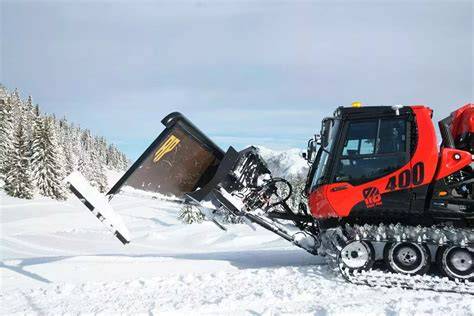 Schema che illustra le componenti chiave del PistenBully 400 ParkPro