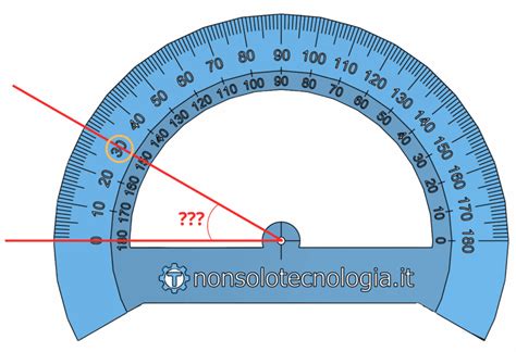 Ingegnere che misura l'angolo di una lamina da sci con un goniometro di precisione