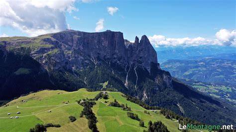Panoramica delle Dolomiti vista dall'Alpe di Siusi
