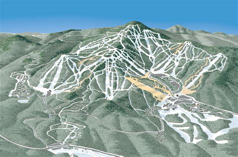 Panoramica delle piste di Killington durante una competizione