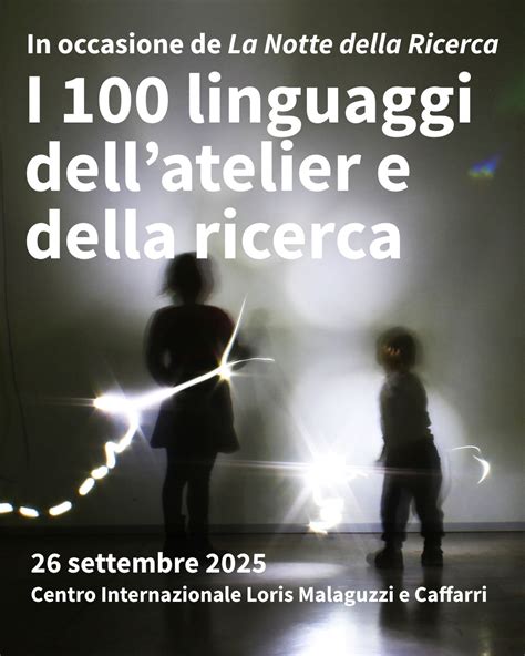 Infografica che illustra il programma della Notte della Ricerca con le diverse aree tematiche e sedi coinvolte.