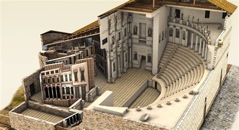 Illustrazione del Teatro Olimpico.
