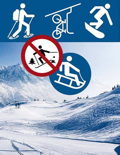 Illustrazione delle principali tipologie di segnaletica sulle piste da sci