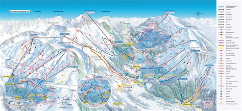 Mappa della località di Lenzerheide, Svizzera, sede dei Mondiali di biathlon