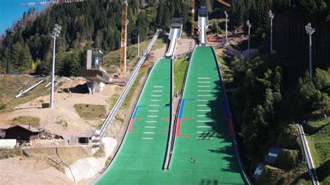 Veduta del trampolino 
