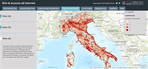 Mappa interattiva che mostra la copertura delle guide alpine per regione o località