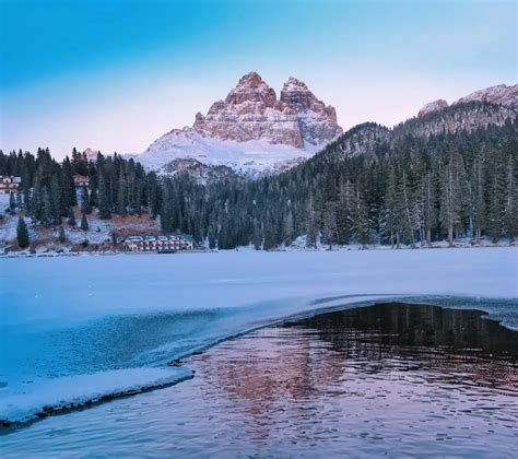 Vista sul Lago di Misurina dalla seggiovia Col de Varda