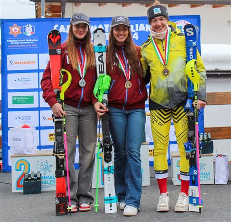 grafico che mostra la classifica finale dello slalom speciale femminile