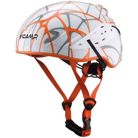 Dettaglio del casco CAMP Speed Comp con evidenziate le caratteristiche tecniche.