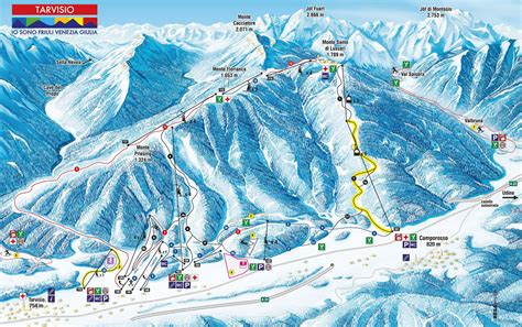 Mappa delle piste da fondo di Commezzadura con indicazione dei due anelli