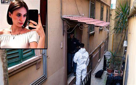 Ragazza che parla con la polizia dopo una molestia