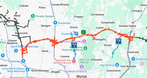 Mappa che evidenzia il tracciato della nuova strada di accesso alla stazione di valle della funivia