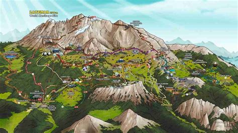 Mappa dei sentieri escursionistici nella zona della Blutige Alm con indicazione della Schwarzwand e dell'Anderlesee