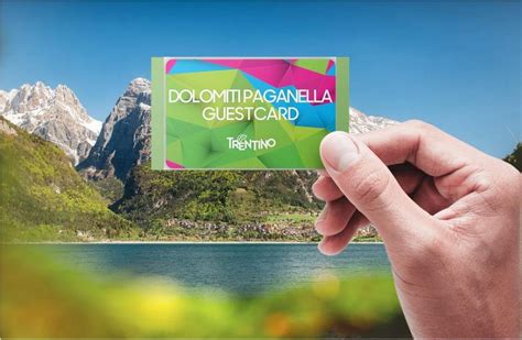 Infografica che illustra i principali vantaggi della Dolomiti Paganella Guest Card