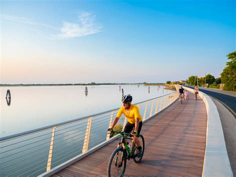 Sezione della pista ciclabile 