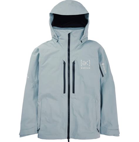 Giacca da snowboard Burton M AK GORE SWASH JK Dusty Blue con dettagli tecnici e logo Burton