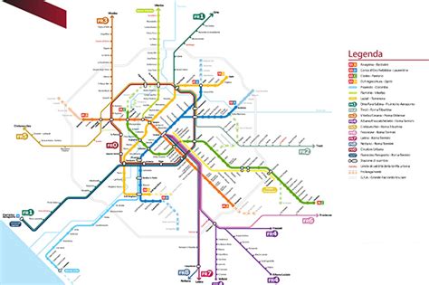 mappa delle linee di autobus che collegano Ancona a Osimo e dintorni