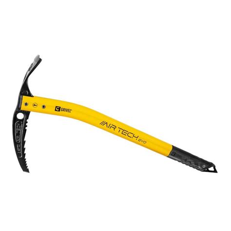 Dettaglio della lama e della paletta della piccozza Grivel Air Tech Evo