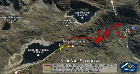 Panorama della Val Formazza con il Rifugio Maria Luisa in lontananza